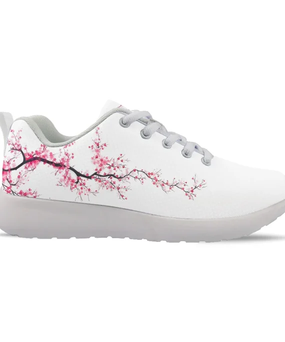 Sakura-blommiga sneakers